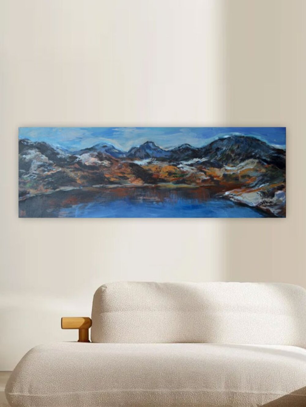 Scottish landscape – original painting 24”x8”